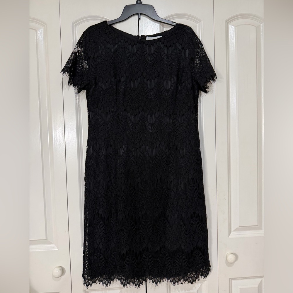 Preston & York Black Lace Midi Dress